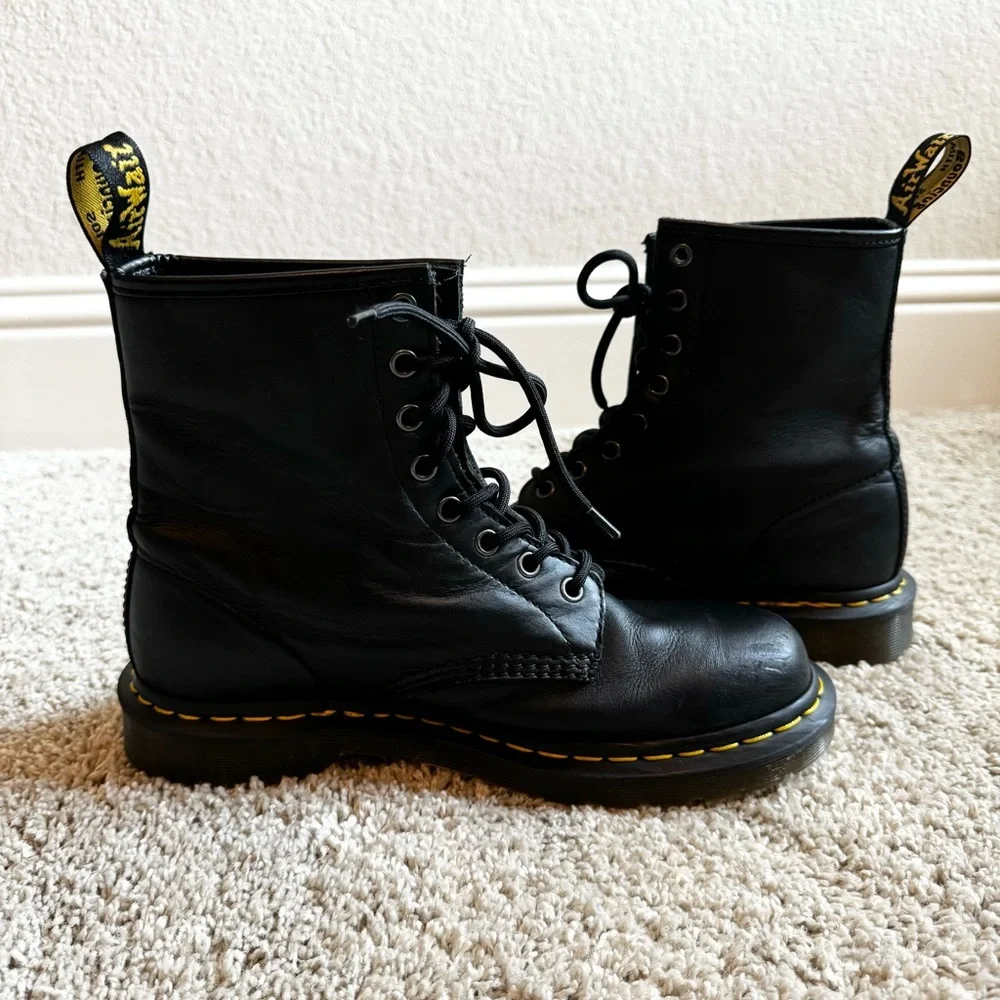 1460 AMBASSADOR LEATHER LACE UP BOOTS - Picture 5 of 8